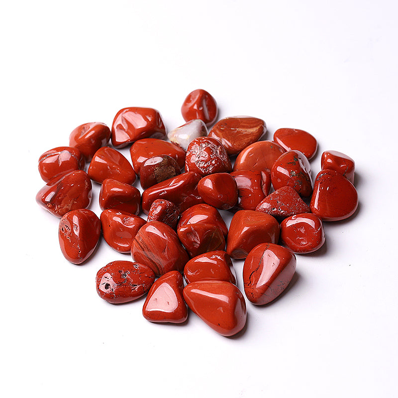 0.5kg Red Jasper Tumbled Stones 10-25mm Healing Energy