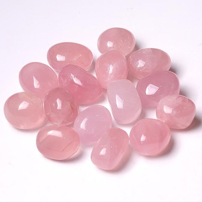 0.5kg Rose Quartz Tumbled Stones 2.5-3.5cm Healing Crystals
