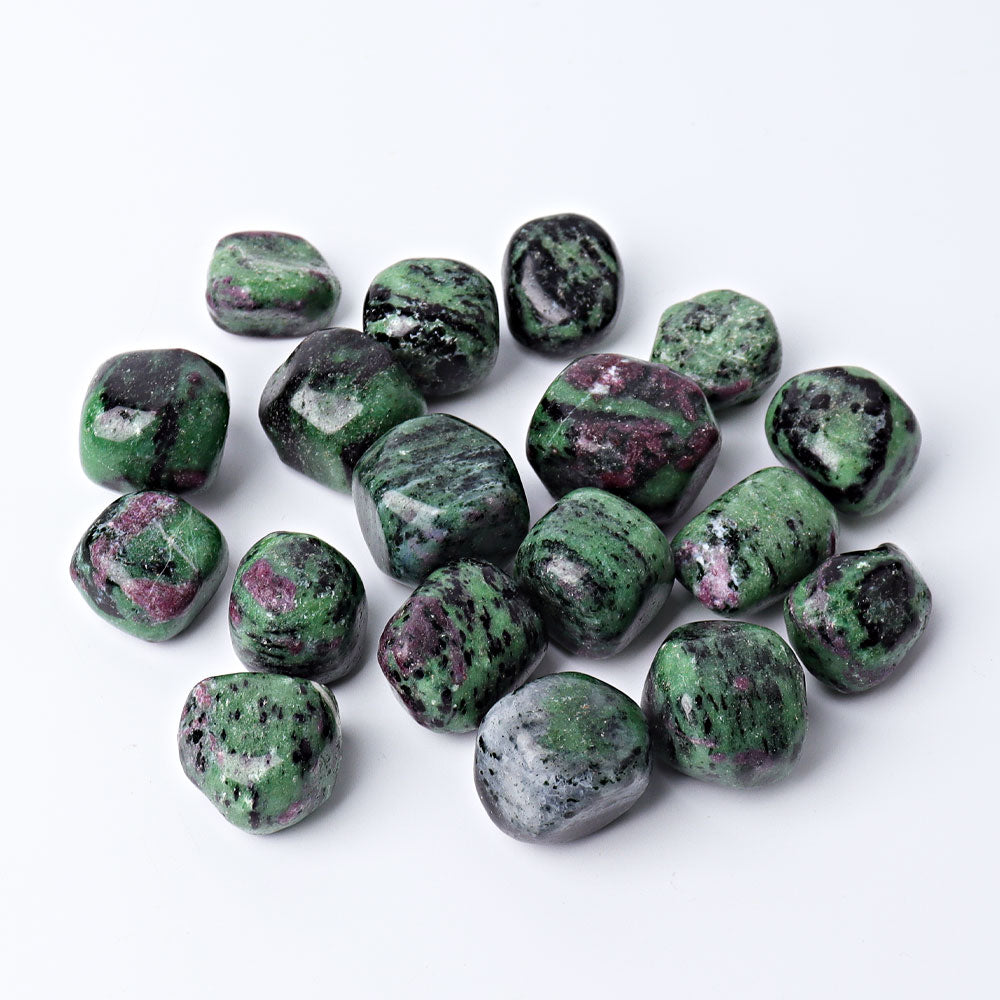 0.5kg Ruby in Zoisite Polished Tumbled Stones 20-30mm