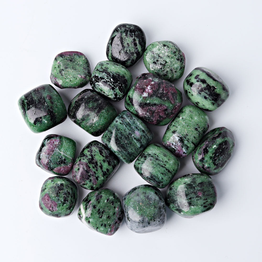 0.5kg Ruby in Zoisite Polished Tumbled Stones 20-30mm
