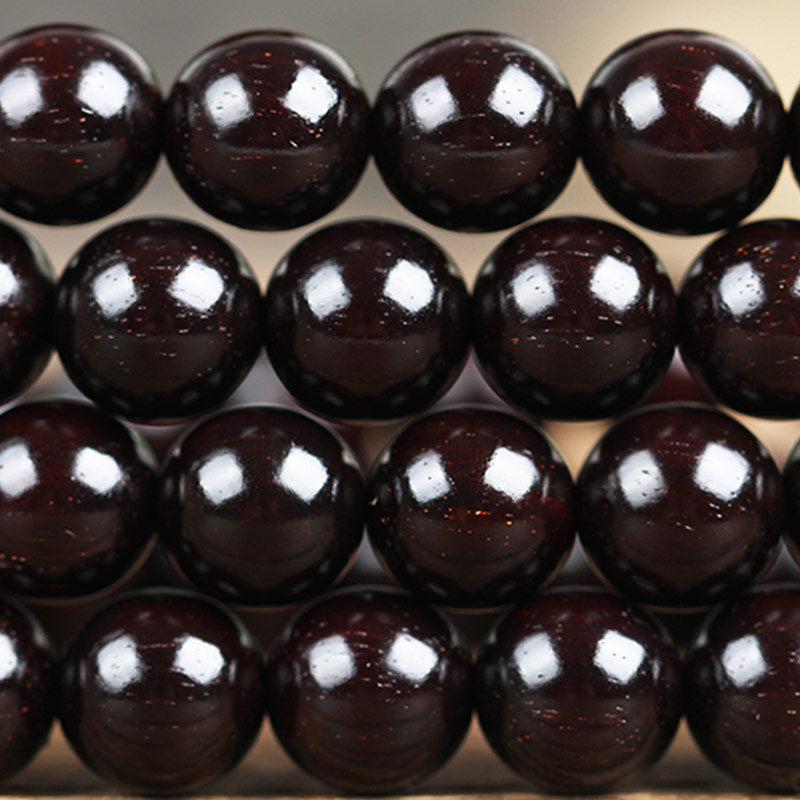 10 mm kleines Schutzarmband aus rotem Sandelholz