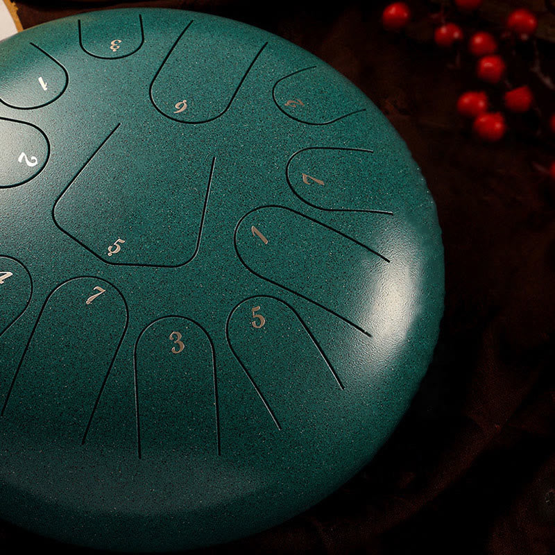 11-Noten 8 Zoll Stahlzungentrommel für Meditation und Achtsamkeit