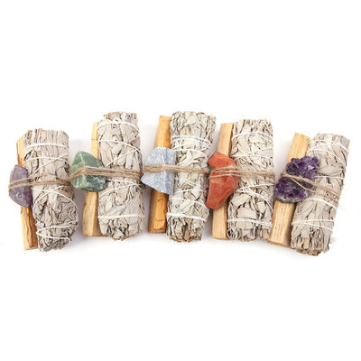 Natürliches Palo Santo und Kristall-Räucherset zur spirituellen Reinigung