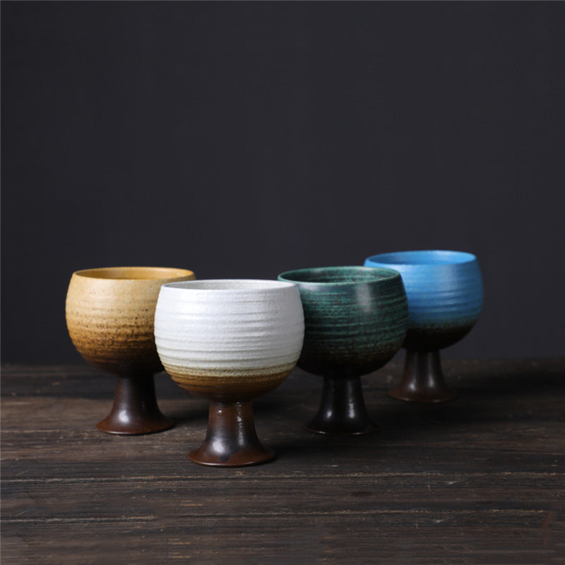 Keramikbecher, 170 ml | Elegante Teetasse im Weinstil