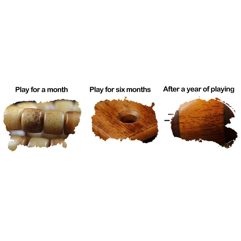 10 mm Yakknochen-Handgelenk-Mala für Kraft, Gleichgewicht und Schutz