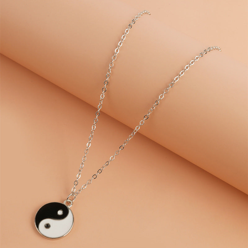 Unisex Yin Yang Necklace for Balance and Harmony Pendant