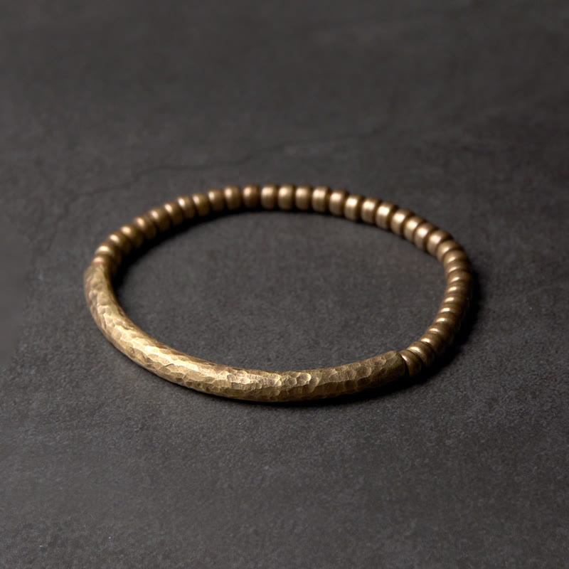 Kupfer Messing Perle Glück Reichtum Spirituelles Armband