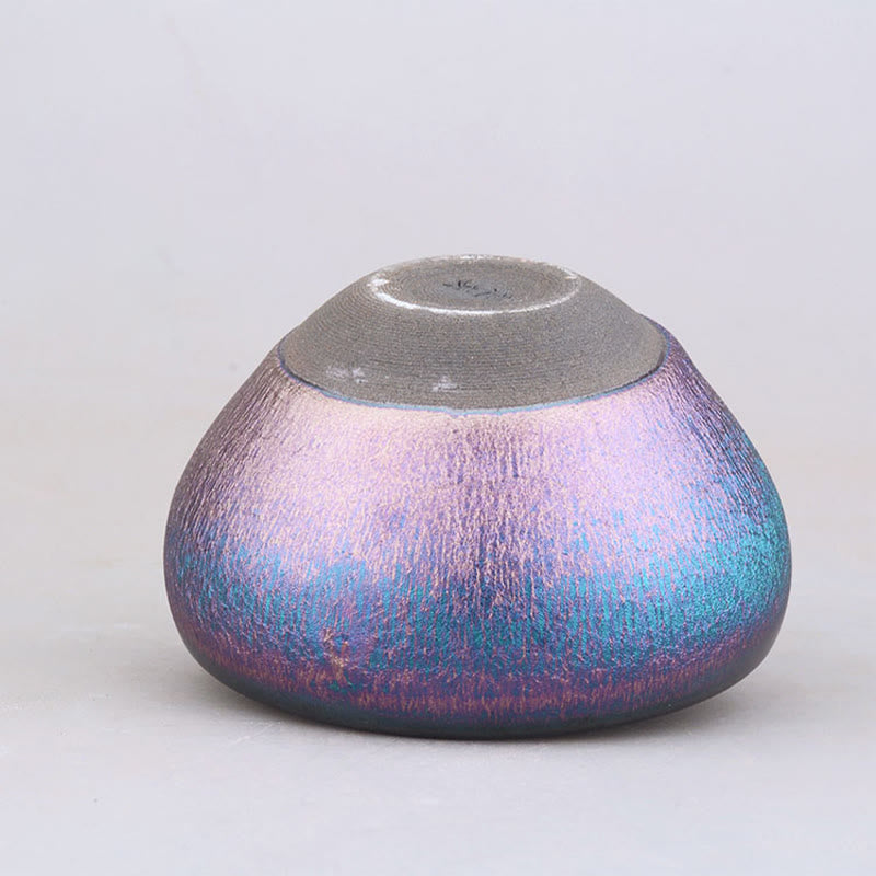 Handgefertigte Aurora Jian Zhan Keramik-Teetasse 8,5 cm Achtsamkeitstasse