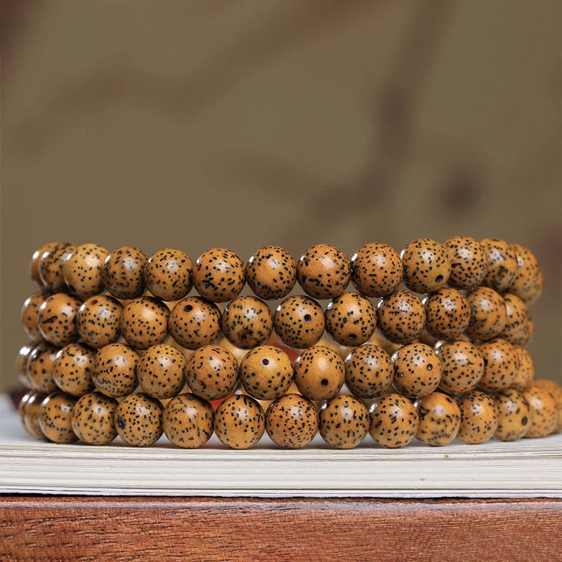 108 Perlen Bodhi Seed Bodhi Seed Mala Armband Glückverheißendes Glück