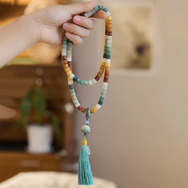 108 Perlen Bodhi Seed Mala Armband für Meditationsharmonie