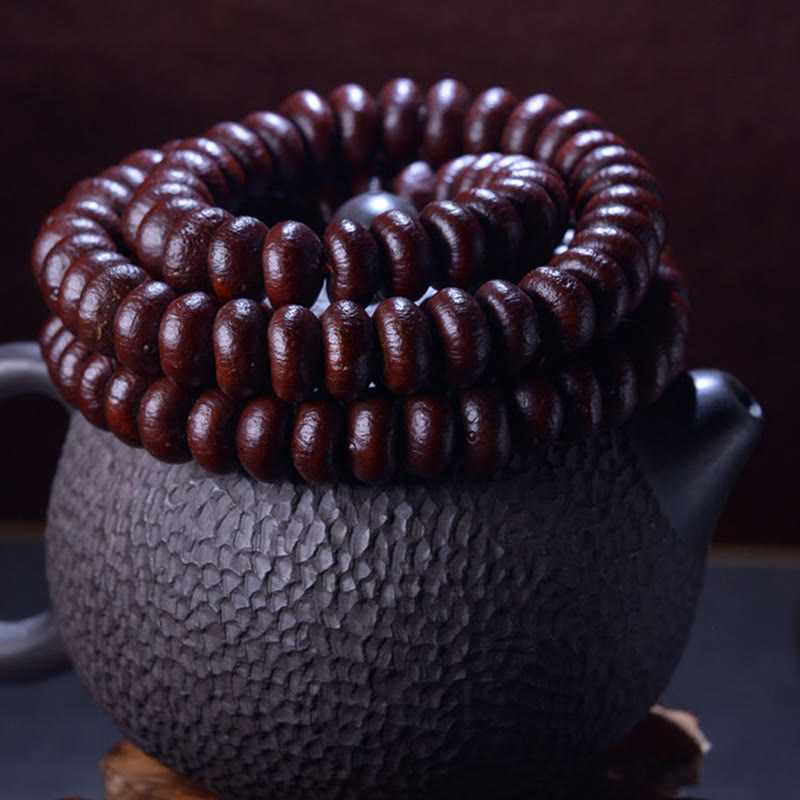 108 Perlen Lila Bodhi Seed Mala Armband Meditation