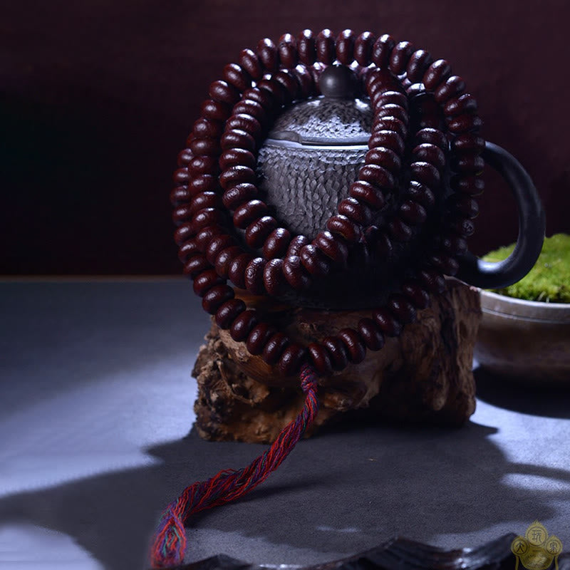 108 Perlen Lila Bodhi Seed Mala Armband Meditation