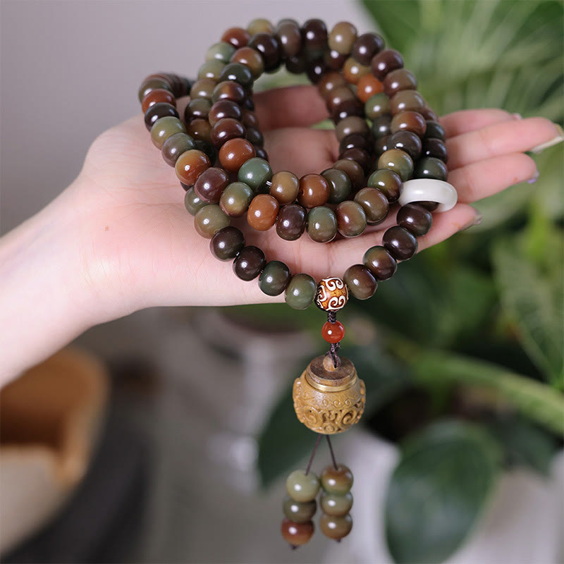 108 Bodhi Seed Mala Armband für spirituellen Schutz