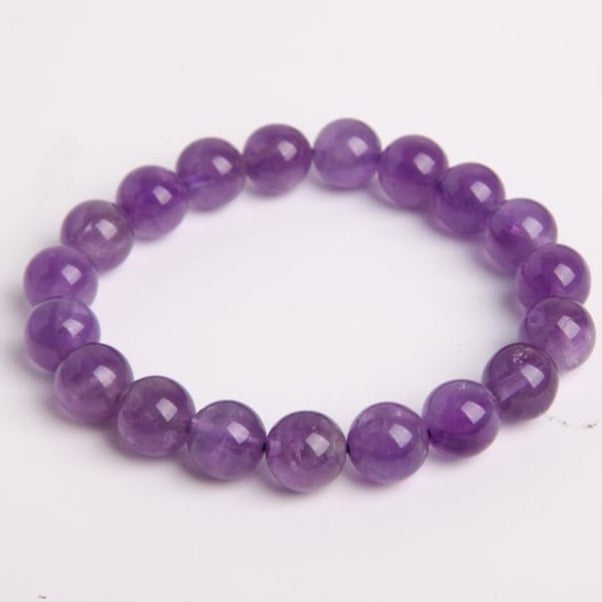 10 mm Amethyst-Kristall-Heilarmband