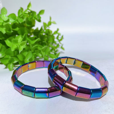 10 mm Aura-Kristall-Heilungsarmreif für spirituellen Schutz