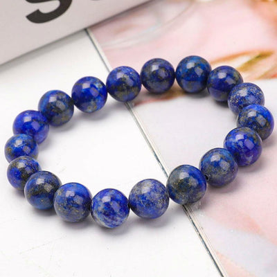 10 mm Lapislazuli-Perlenarmband für Meditationsbalance