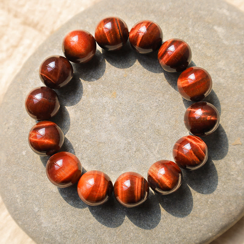 10 mm Tigerauge-Perlenarmband zum Schutz