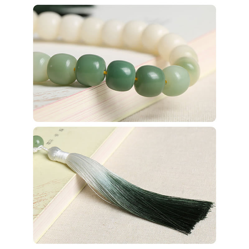 12 mm Bodhi Seed Lotus Weisheits-Mala-Armband