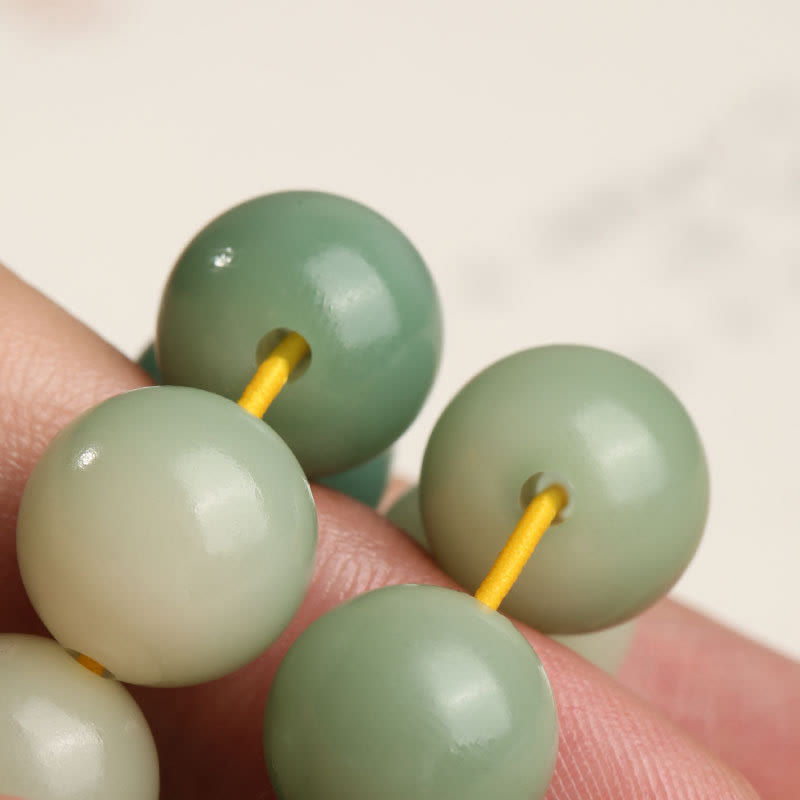 12 mm Bodhi Seed Lotus Weisheits-Mala-Armband