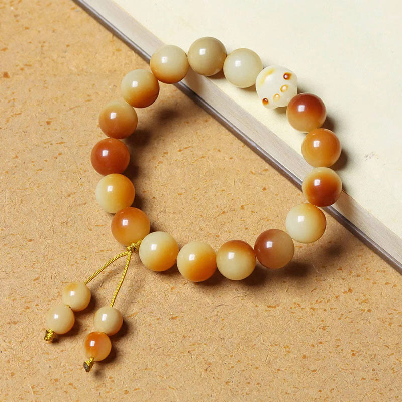 12 mm Bodhi Seed Spirituelles Armband für Frieden und Weisheit