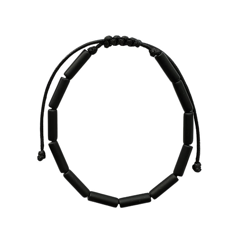 14 mm schwarzes Onyx-Perlenarmband für Halt und Schutz