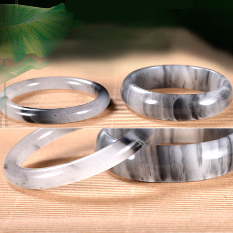 15 mm goldenes Jade-Reichtumsarmband aus Seide für Glück und Schutz