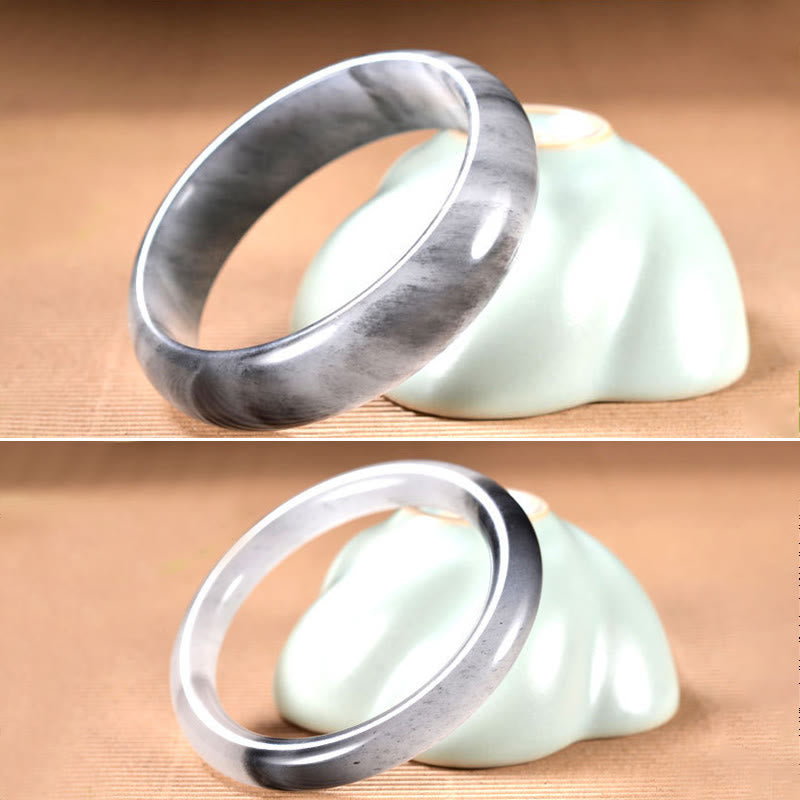 15 mm goldenes Jade-Reichtumsarmband aus Seide für Glück und Schutz