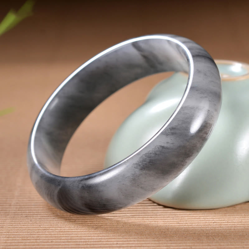 15 mm goldenes Jade-Reichtumsarmband aus Seide für Glück und Schutz