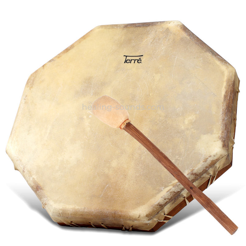 16" bis 28" Achteck-Schamanische Rahmentrommel, Ziegenhaut handgefertigt