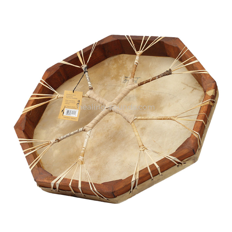 16" bis 28" Achteck-Schamanische Rahmentrommel, Ziegenhaut handgefertigt