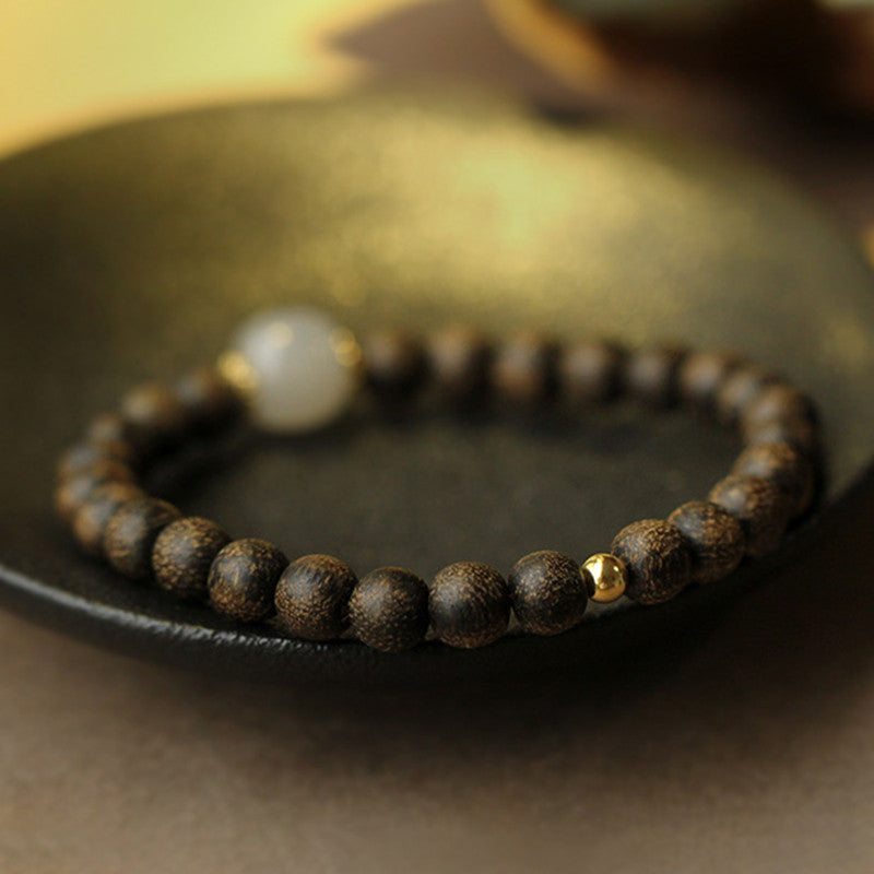 Adlerholz-Jade-Armband mit Stärke und Ruhe