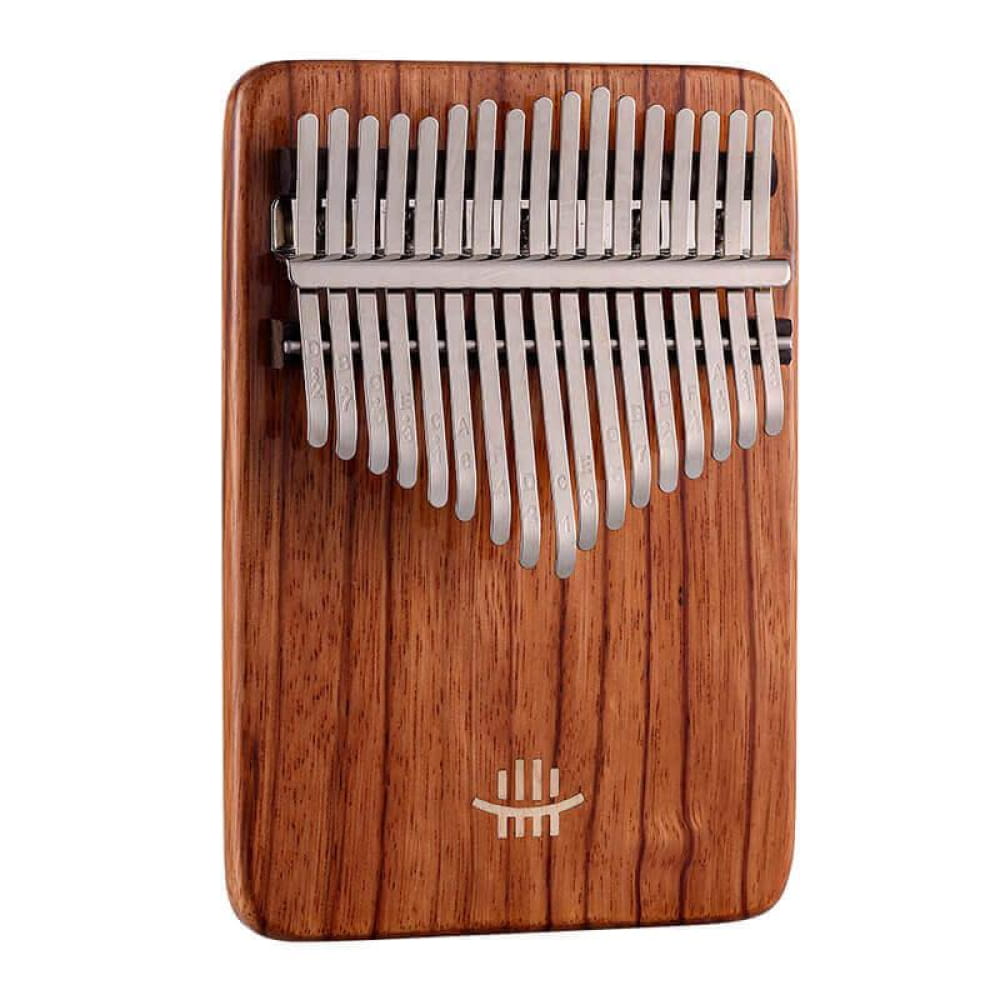 17 Key Gabonese Rosewood C Tone Kalimba Thumb Piano with wooden body and metal tines