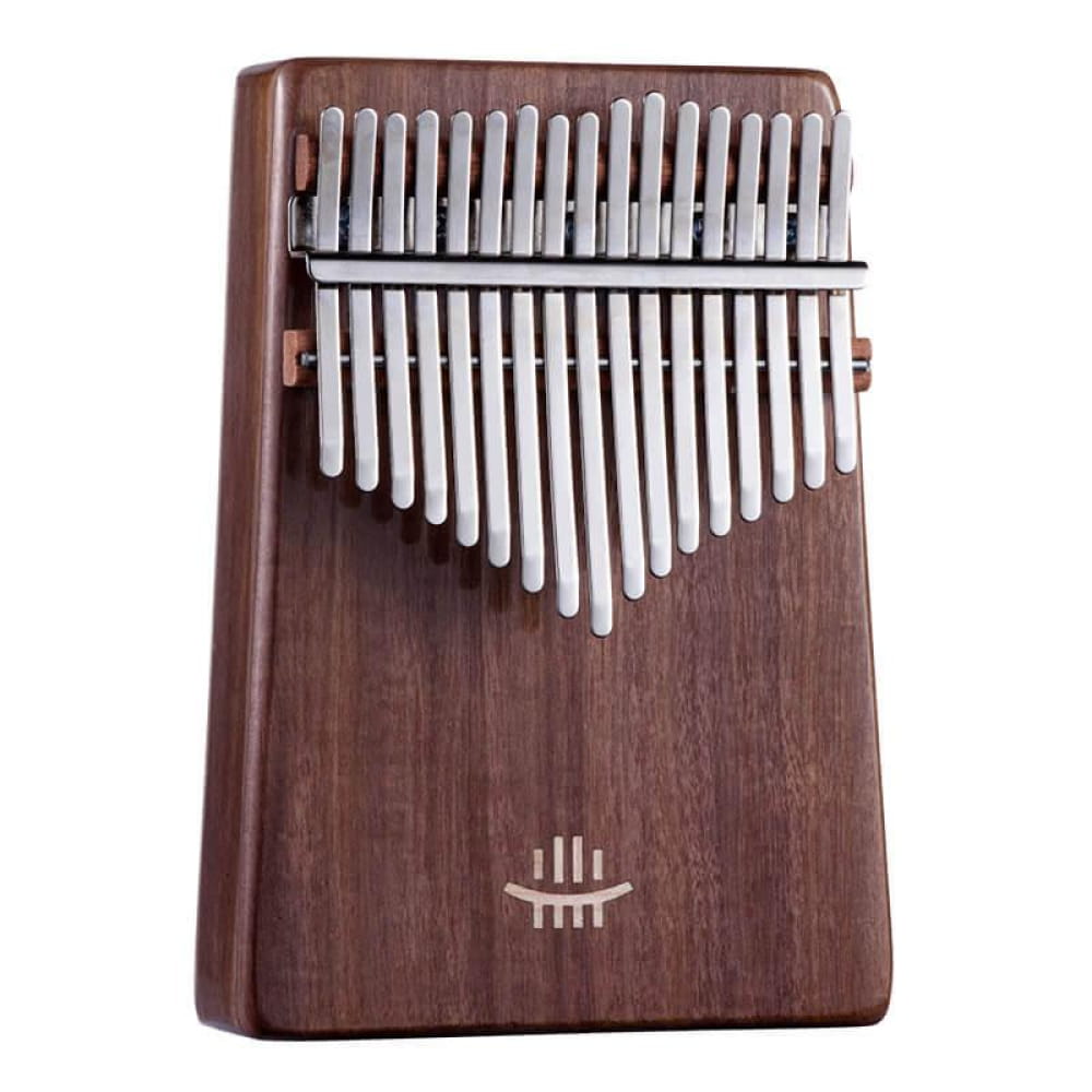 17 Key Hollow C Tone Kalimba made of Walnut Wood with metal tines and bottom hole