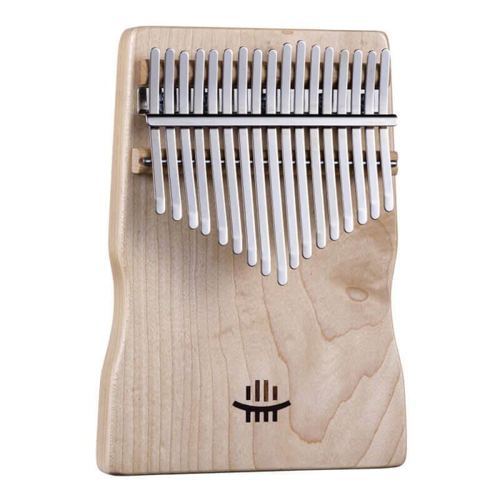 17 Key Maple C Tone Thumb Piano with metal tines for meditation music