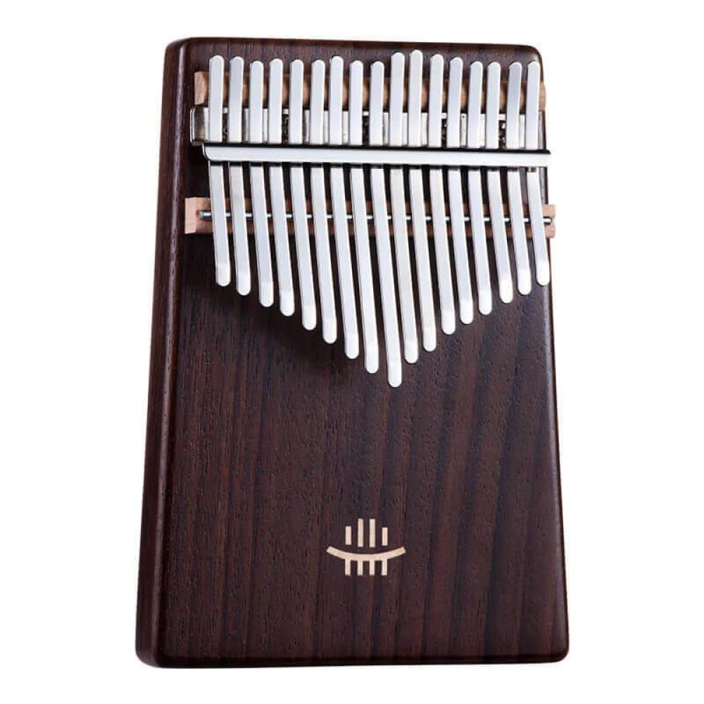 17 Key Rosewood C Tone Thumb Piano with metal tines for meditation and relaxation