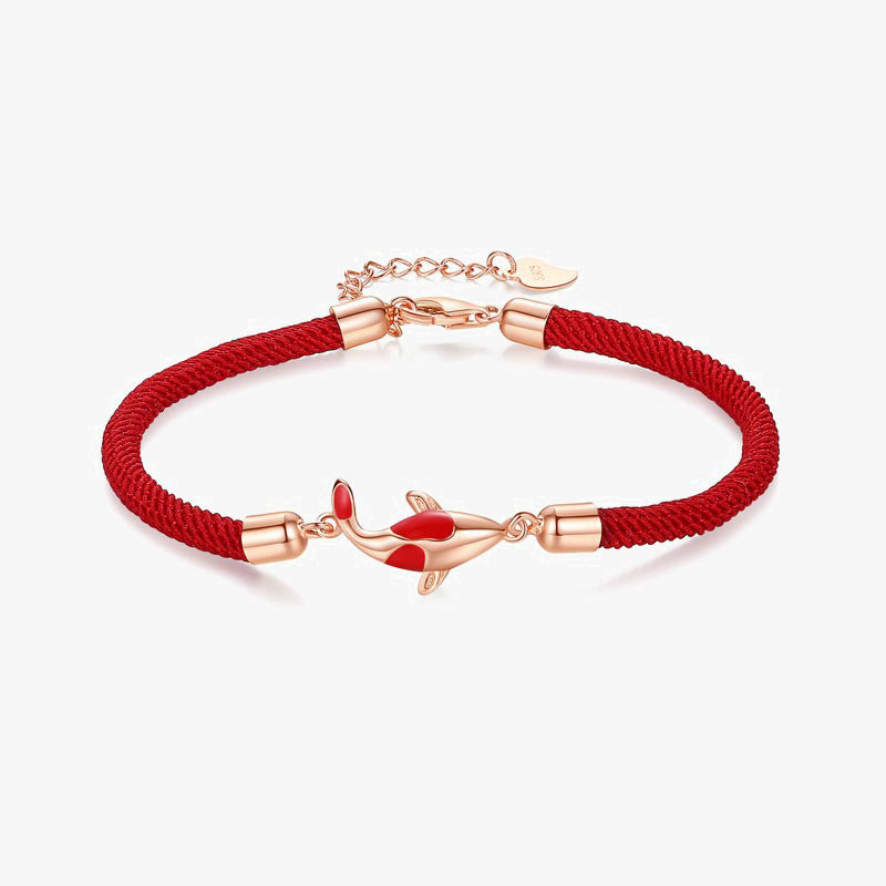 Couple's Koi Fish Bracelet for Luck Wealth & Protection
