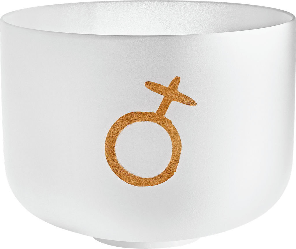 172,06 Hz Erdplatonisches Jahr - 12 Zoll Planetenkristall-Klangschale