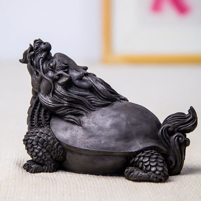 Dragon Turtle Spiritual Statue | Iron Powder Resin 17cm