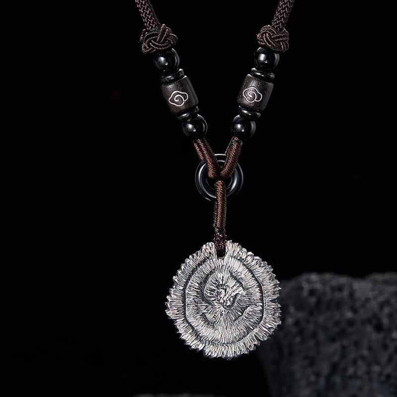 999 Sterling Silver Sophora Flavescens Spiritual Necklace for Protection