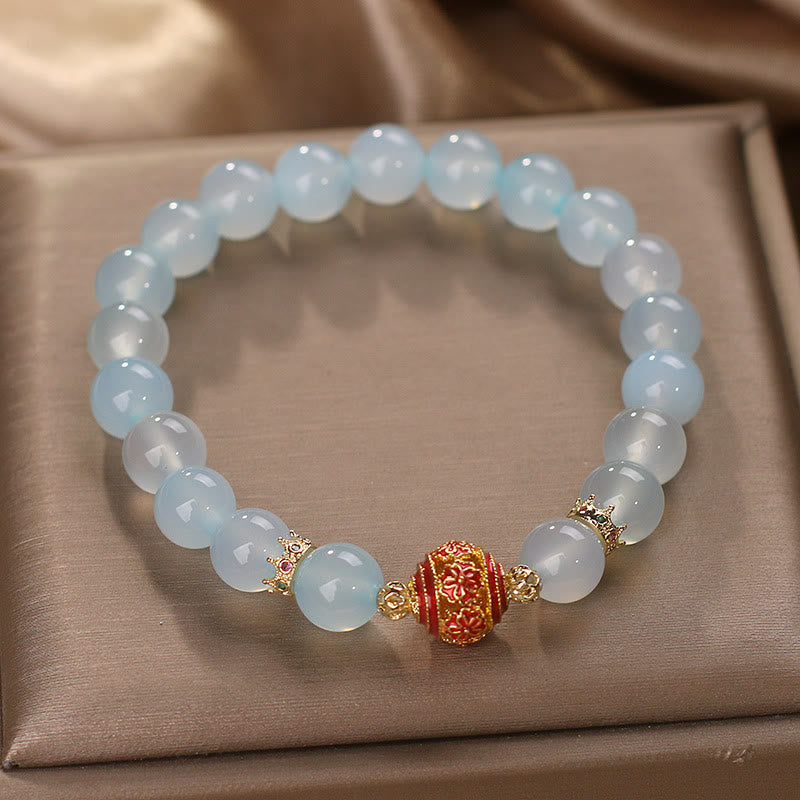Natural Aquamarine Bracelet for Emotional Balance and Healing