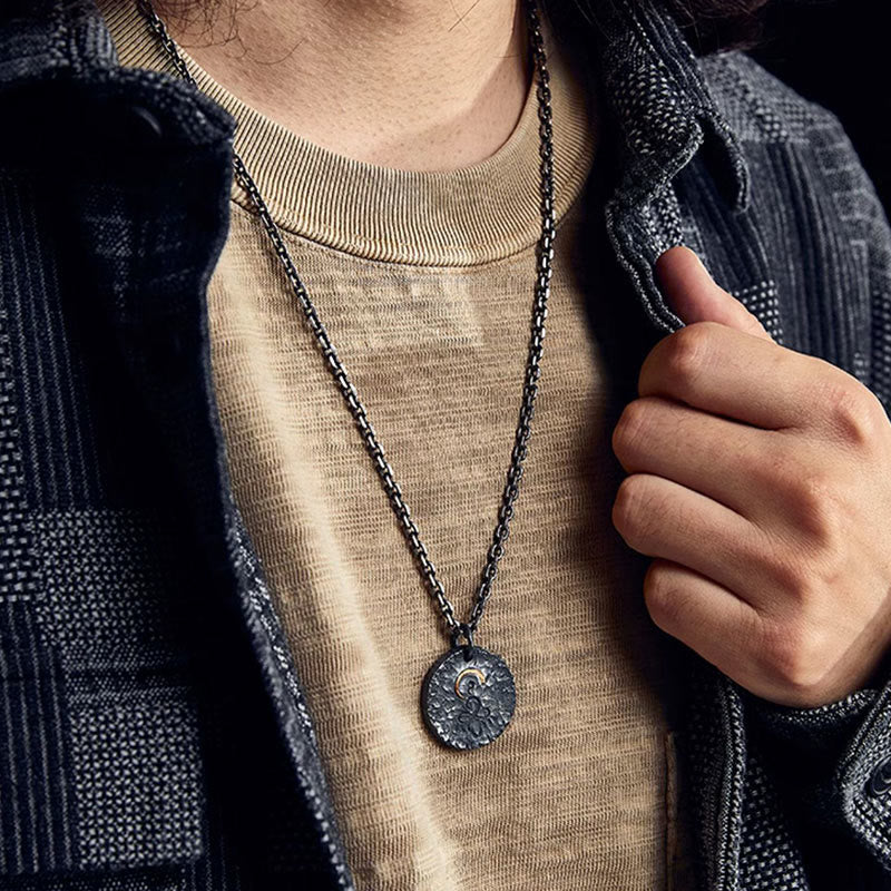 999 Sterling Silber Buddha Halskette Lotus Anhänger für inneren Frieden