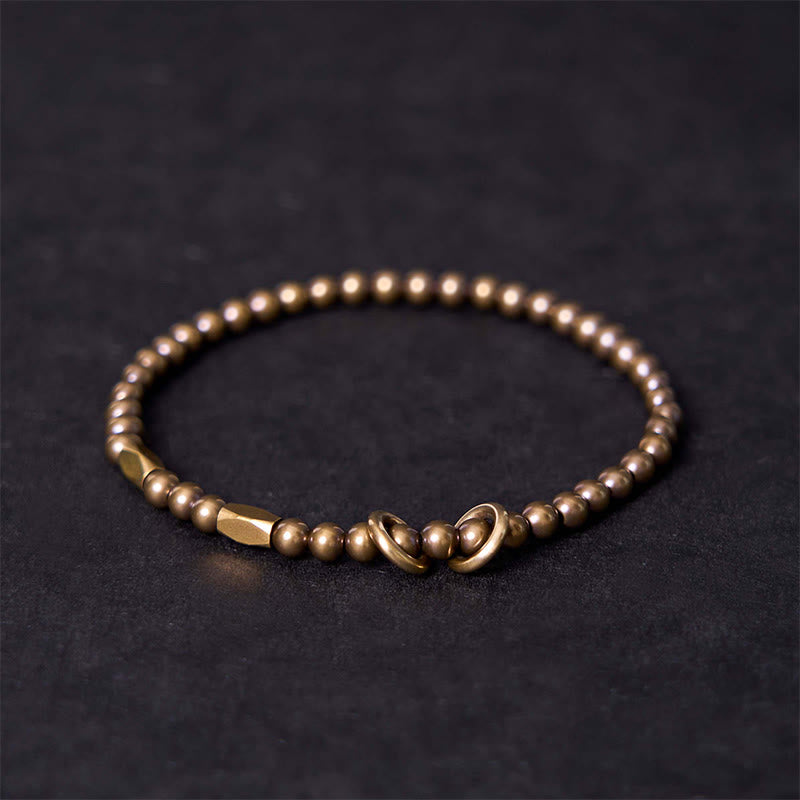 Copper Brass Couple Bracelet for Wealth & Self Care
