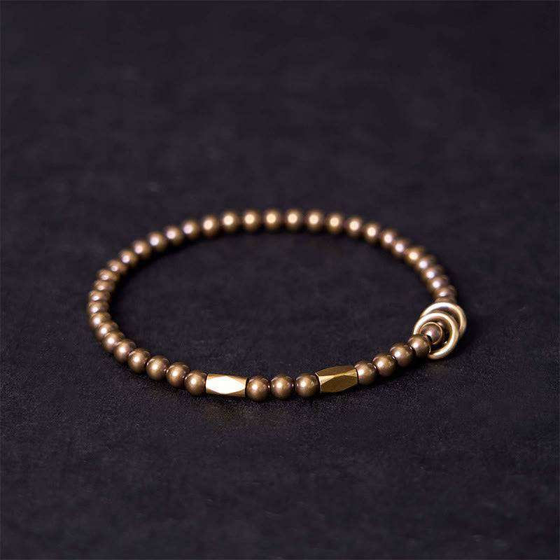 Copper Brass Couple Bracelet for Wealth & Self Care