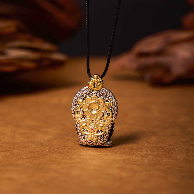 Avalokiteshvara Copper Pendant | Spiritual Healing Necklace
