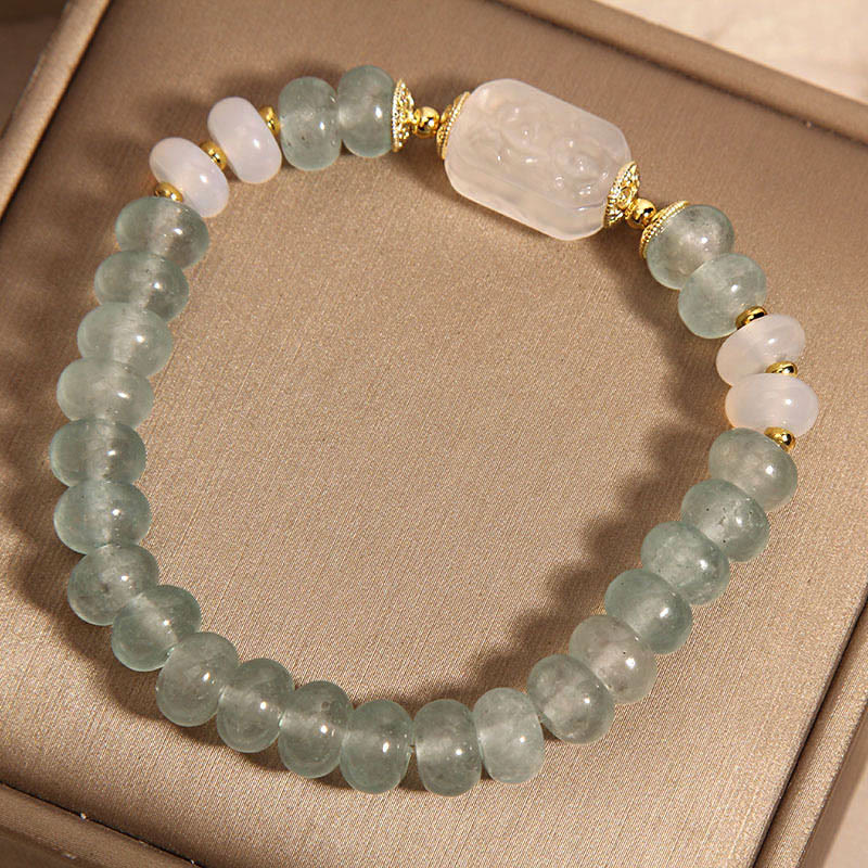 Aquamarine Jade Serenity Bracelet for Emotional Balance