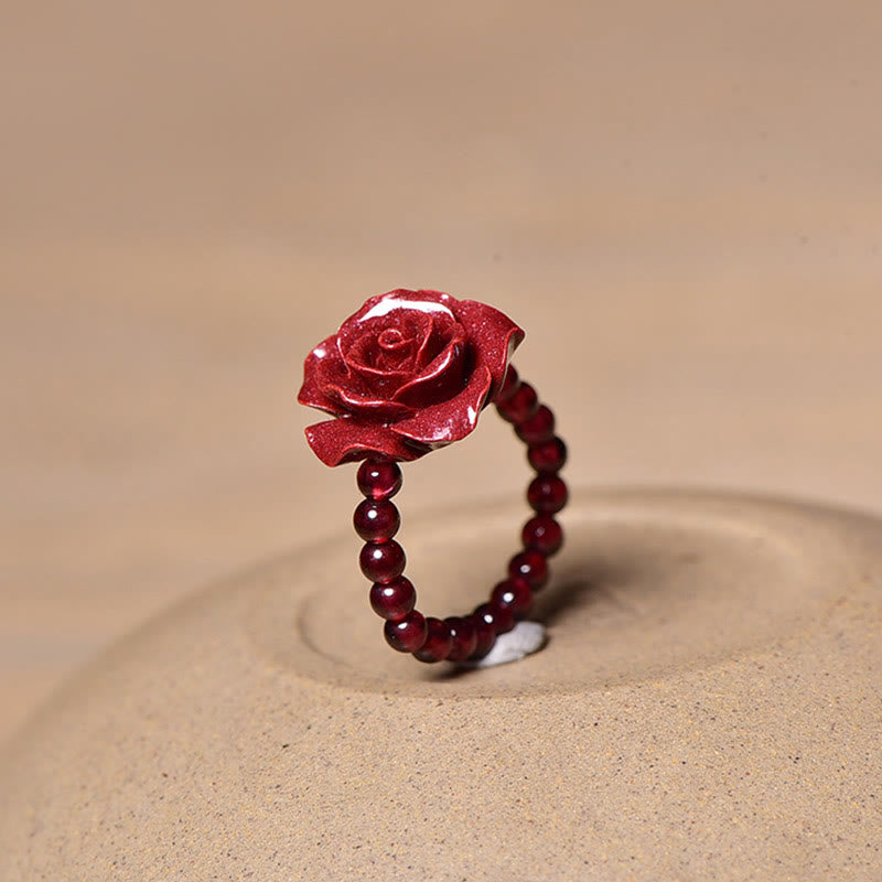 Cinnabar Garnet Concentration Ring for Focus & Clarity