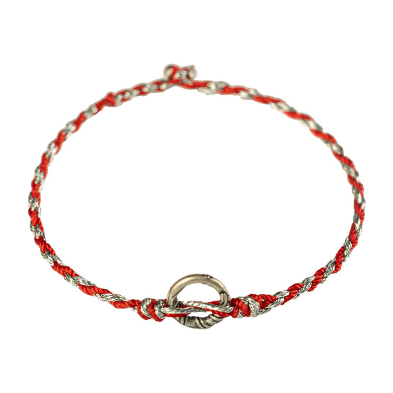 Spirituelles Schutzarmband aus Sterlingsilber mit Turmalin