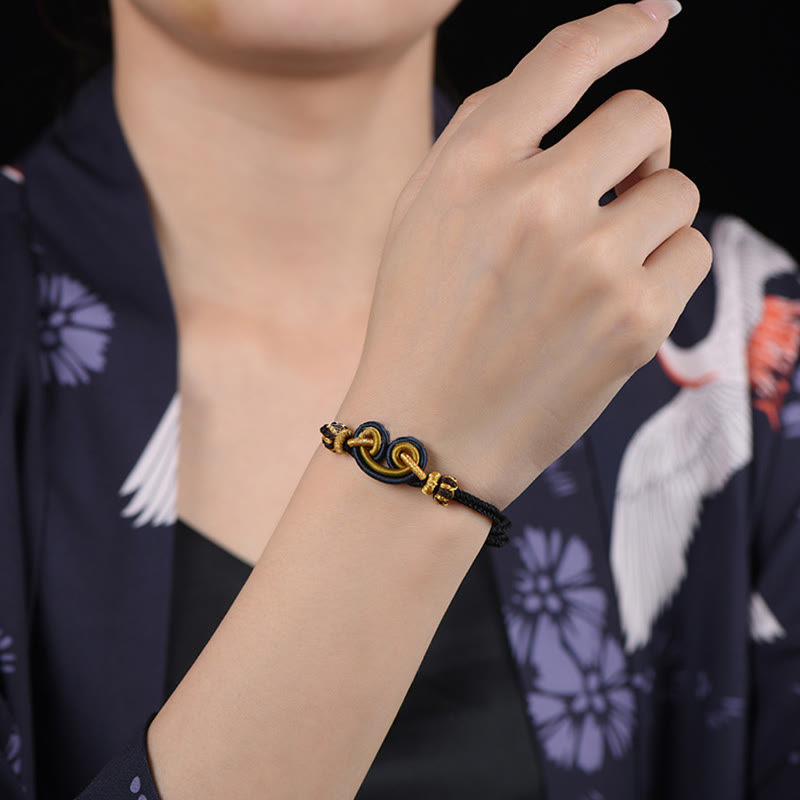 Geflochtenes Wukong-Knotenarmband für Schutz und spirituelle Stärke