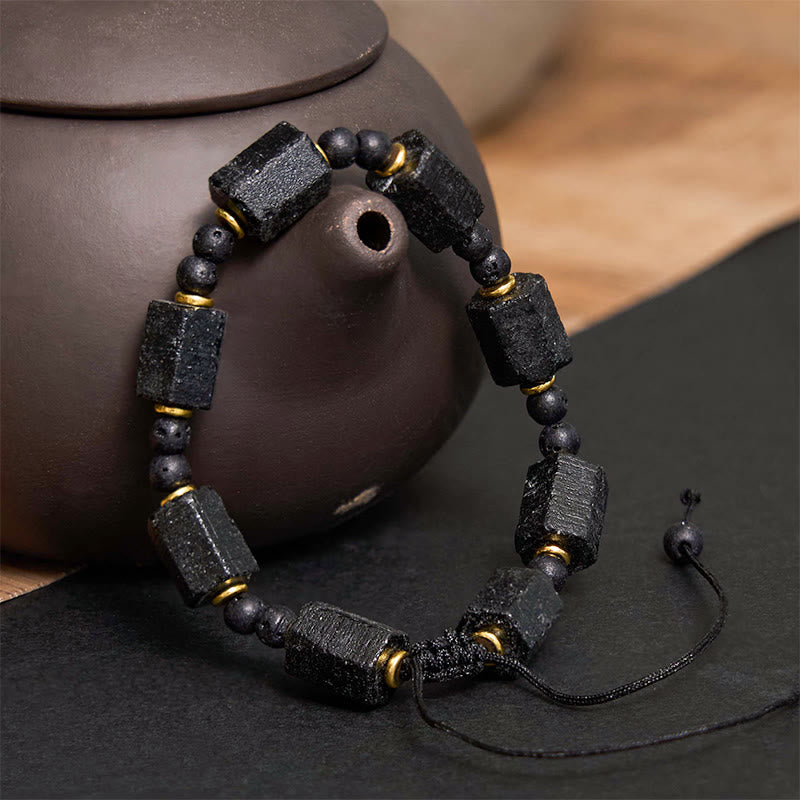Black Tourmaline Protection Bracelet for Emotional Healing