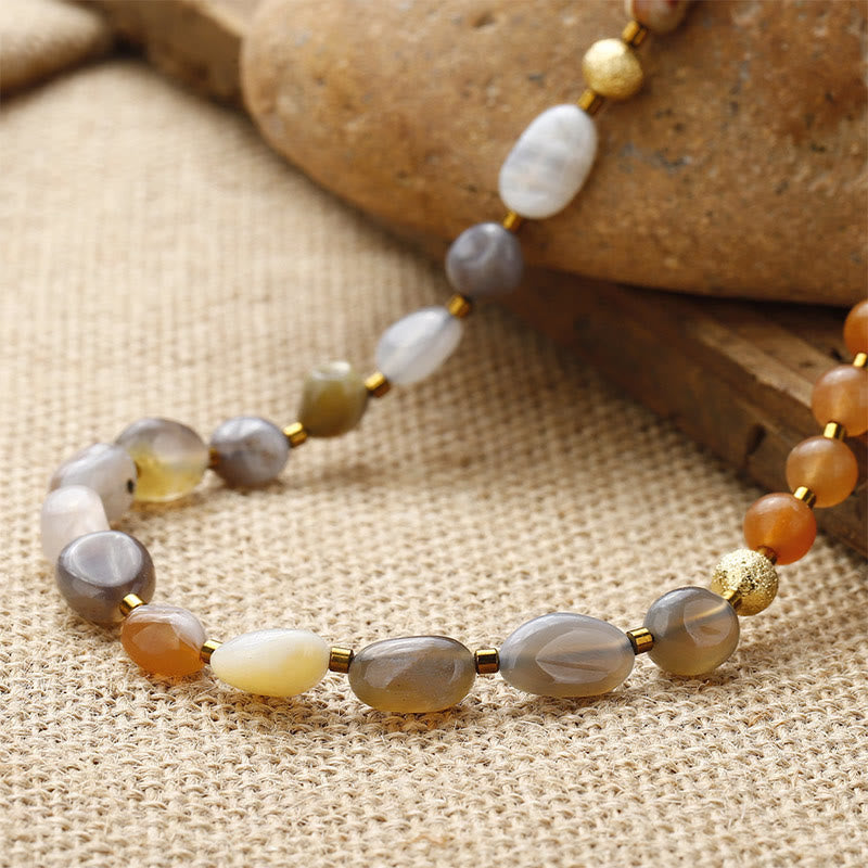 Botswana-Achat, roter Achat, Kaiserstein, Kreativitätsarmband